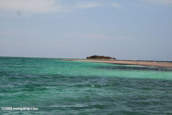 Turneffe ilha sobre o atol
