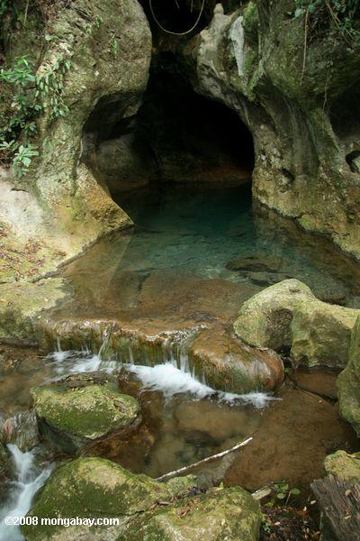 Eingang zur Höhle atm