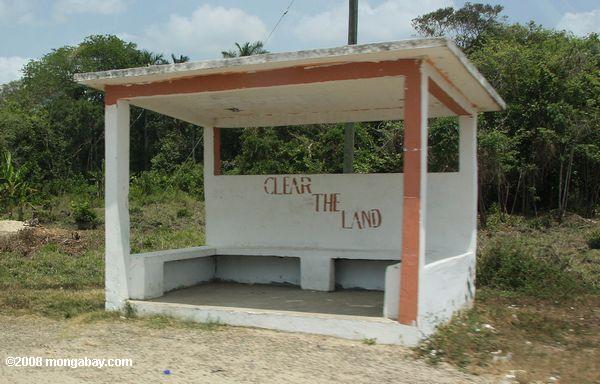 Effacer le Land slogan de campagne au Belize
