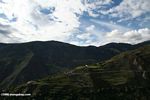 Village atop a mountain ridge in northwestern Yunnan