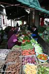 Vegetable market in Deqin