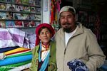 Tibetan woman with a private tour guide in Deqin