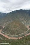 The Yangtze in northwestern Yunnan as seen from atop a ridge