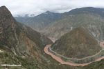 The Yangtze in northwestern Yunnan as seen from a ridge above the river