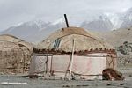 Solar-powered yurt in western China