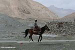 Tajik on horseback