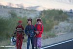 Tajik children along the Karakoram highway