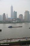 Grain freighter in Shanghai