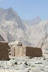 Tajik adobe huts in the Kunlun mountains
