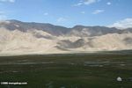 Mountains and meadow outside Tashkurgan