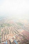 Artistic view of Shanghai from above
