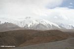 Muztaga peak as seen from the Karakoram highway
