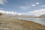 Visible from Lake Karakul, the highest peaks are Muztagata, Kongur Tagh and Kongur Tiube. 