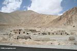 Adobe settlement along the Karakoram highway