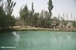 Turquoise pool in Kusrap