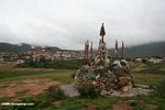 Prayer site overlooking Sumtsanlang monastery