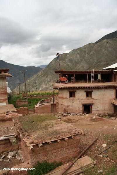 Häuser in NordwestYunnan tibetanisches
