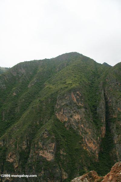 Felsige Klippen in nordwestlichem Yunnan