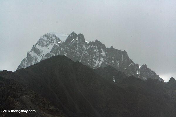 Montanha Tashkurgan próximo peak