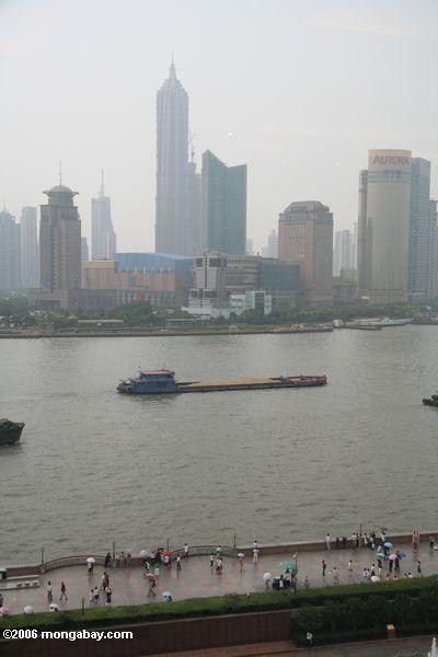 Kornfrachter in Shanghai
