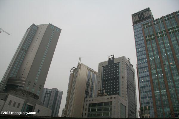 Neue Gebäude in Shanghai