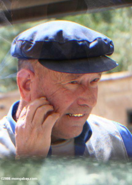 Таджикский человек с золотыми зубами