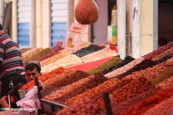 Nußverkäufer in Kashgar