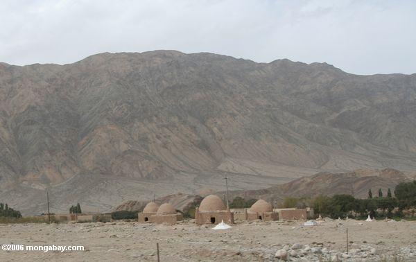Tajik cemetary in Xinjiang