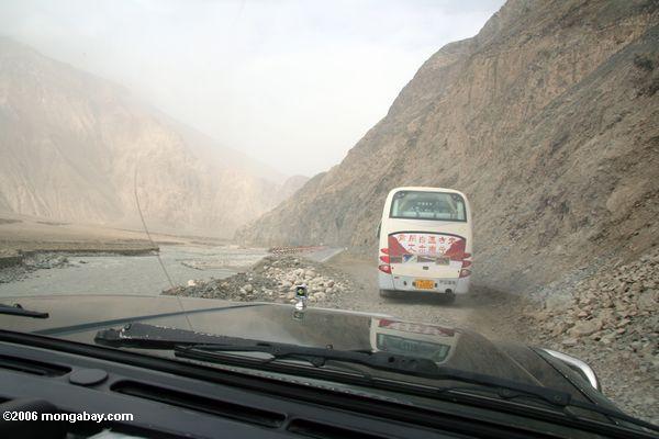 Auf der Karakoram Landstraße Xinjiang (
