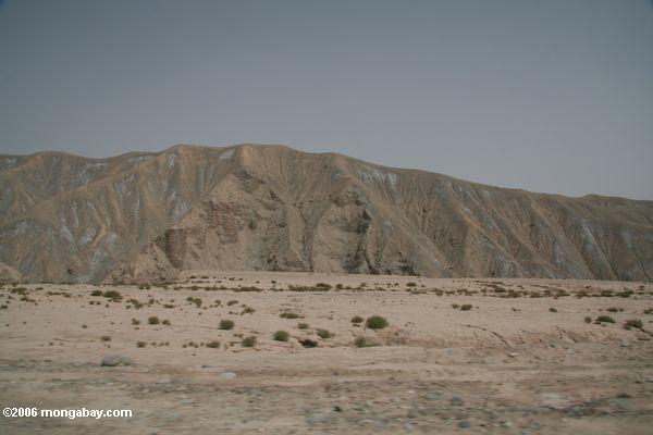 Felsiges Gelände in Xinjiang