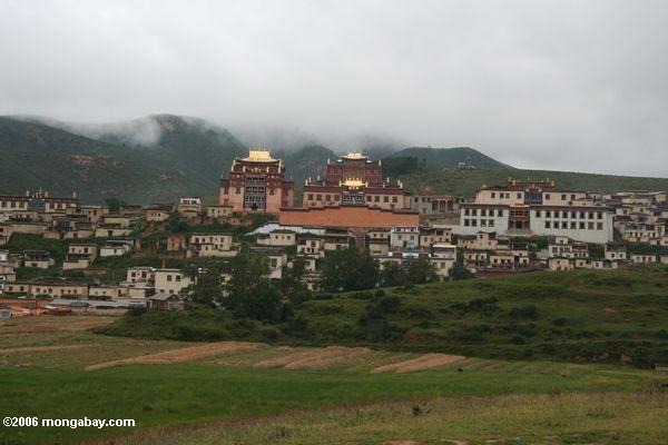 Sumtsanlang monsatery in Gyalthang