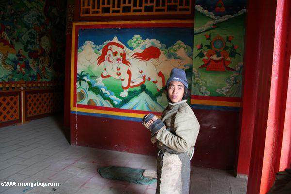 Tibetanisches buddhistisches Pilgrim Sumtsanlang monsatery