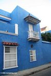 Blue house in old town, Cartagena