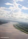 Aerial view of the Amazon river [co02-0057]