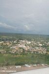 View of Leticia from an airplane