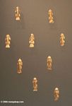 Gold fish figurines