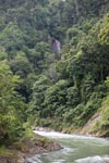 Bohorok River forming the border of Taman Nasional Gunung Leuser