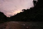 Bohorok River at sundown