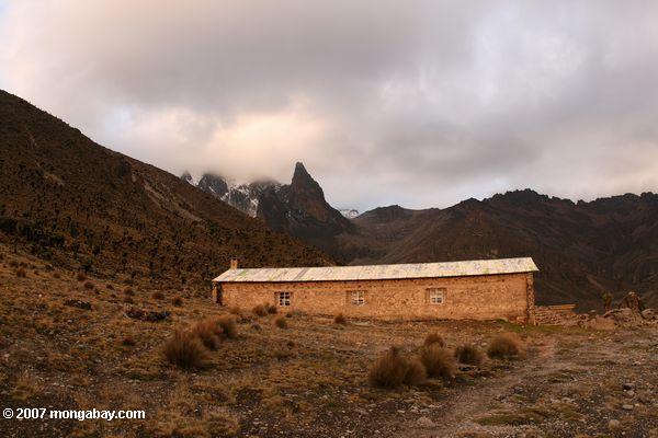MacKinders Hütte am Mount Kenya