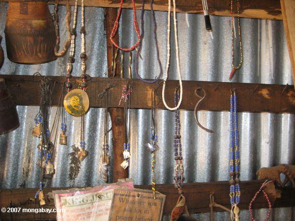 Tienda de artesanías tradicionales Turkana