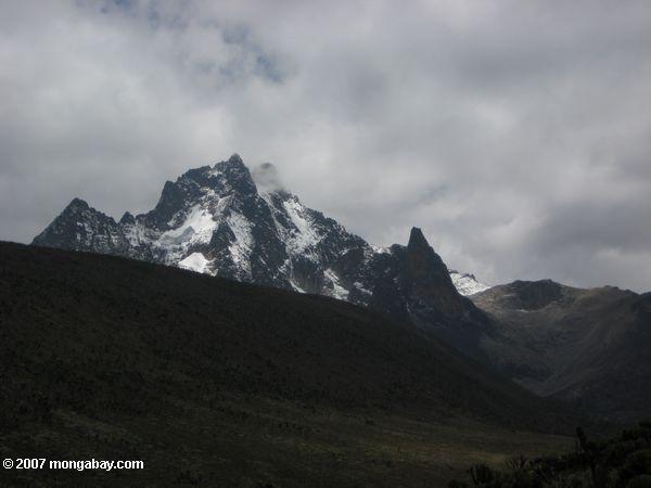 Snowy Mount Kenya
