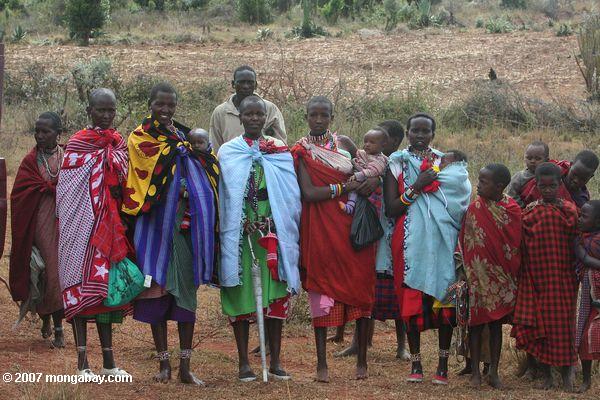 Grupo de los Purko Maasai