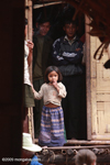 Little girl in a Lao village