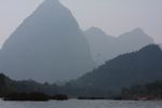 Karst mountains along the Nam Ou river