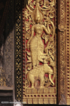 Gold carving at Wat Xieng Thong