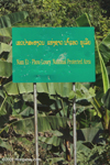 Nam Et-Phou Louey National Protected Area sign