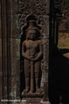 Stone carvings on the main sanctuary at Wat Phou
