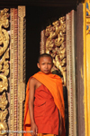 Young monk in Ban Houa Khong