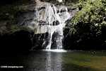 Waterfall in the Bornean rainforest -- borneo_3803