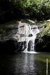 Waterfall in the Bornean rainforest -- borneo_3804